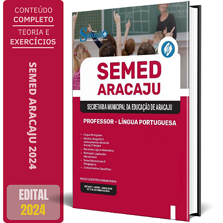 Apostila SEMED Aracaju 2024 - Professor - Língua Portuguesa