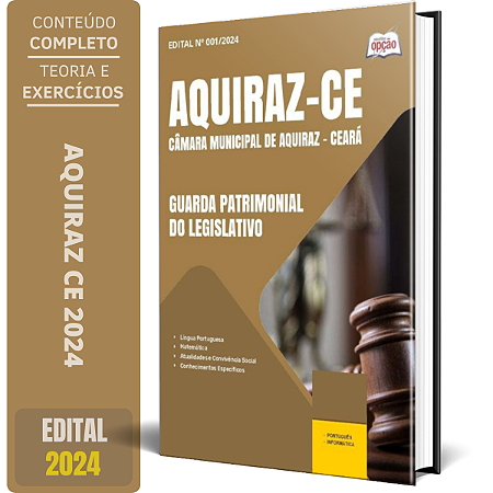 Apostila Câmara de Aquiraz CE 2024 - Guarda Patrimonial do Legislativo