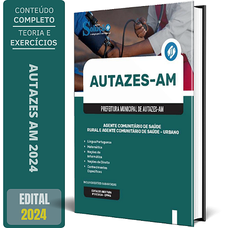 Apostila Prefeitura de Autazes AM 2024 - Agente Comunitário de Saúde - Rural e Agente Comunitário de Saúde - Urbano