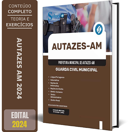 Apostila Prefeitura de Autazes AM 2024 - Guarda Civil Municipal