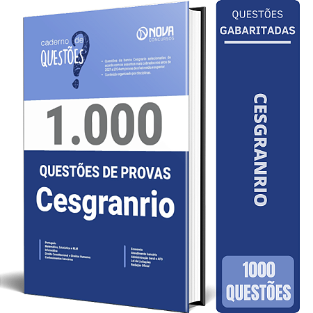 Livro de Questões Gabaritadas CESGRANRIO 2024