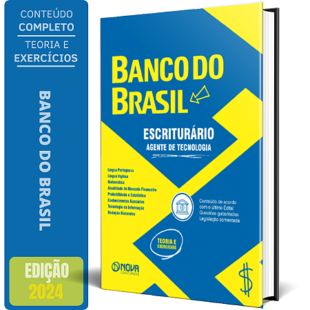 Apostila Banco do Brasil 2024 - Escriturário - Agente de Tecnologia