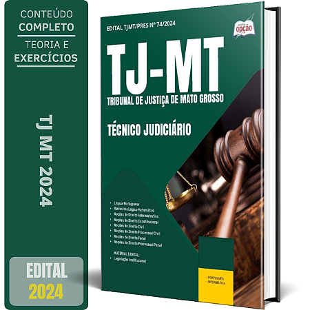Apostila TJ MT 2024 - Técnico Judiciário
