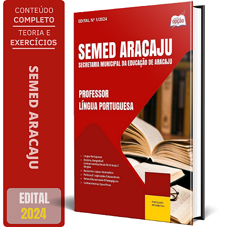 Apostila SEMED Aracaju 2024 - Professor - Língua Portuguesa