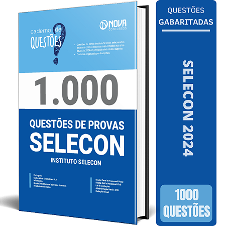 Livro de Questões Gabaritadas do Instituto SELECON 2024