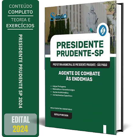 Apostila Prefeitura de Presidente Prudente SP 2024 - Agente de Combate às Endemias