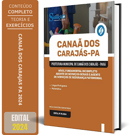 Apostila Prefeitura de Canaã dos Carajás PA 2024 - Nível Fundamental Incompleto