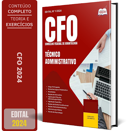 Apostila CFO 2024 - Técnico Administrativo