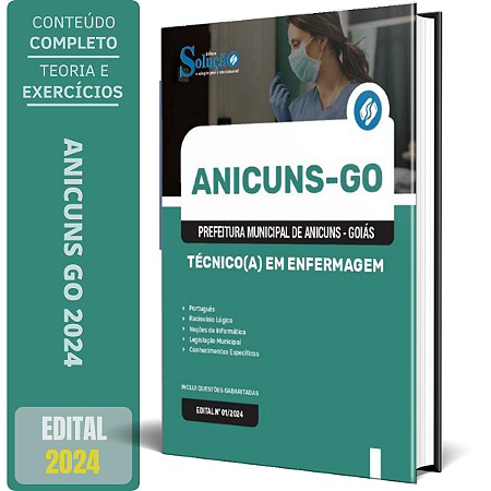 Apostila Prefeitura de Anicuns GO 2024 - Técnico(a) em Enfermagem
