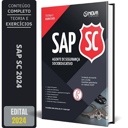 Apostila SAP SC 2024 - Agente de Segurança Socioeducativo