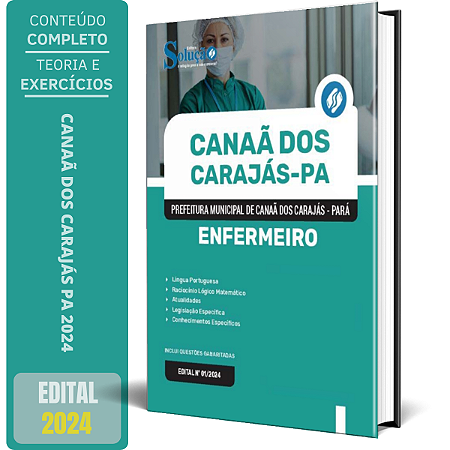 Apostila Prefeitura de Canaã dos Carajás PA 2024 - Enfermeiro