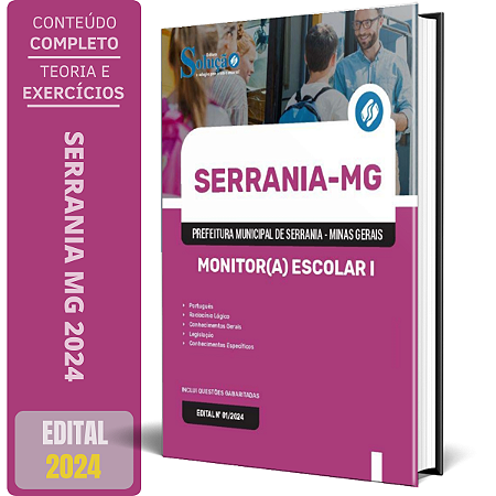 Apostila Prefeitura de Serrania MG 2024 - Monitor(a) Escolar I