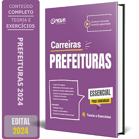 Apostila Carreiras de Prefeituras 2024