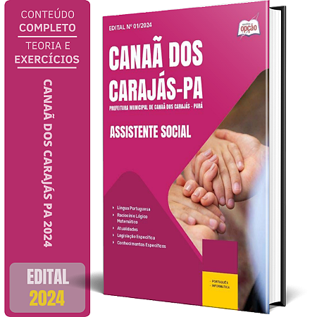 Apostila Prefeitura de Canaã dos Carajás PA 2024 - Assistente Social