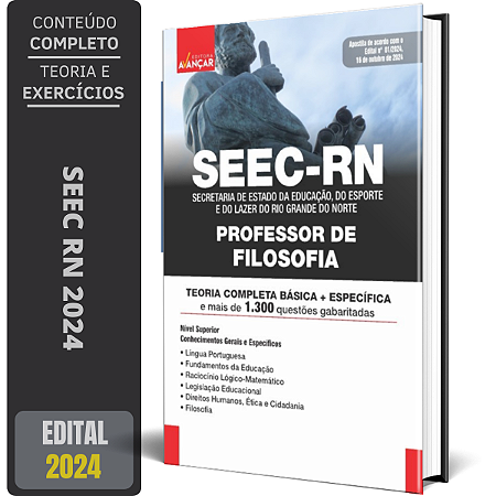 Apostila SEEC RN 2024 - PROFESSOR DE FILOSOFIA