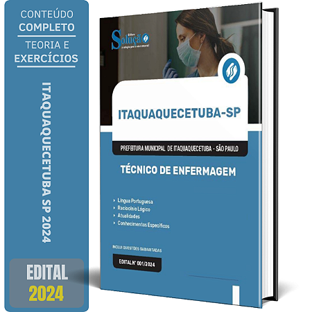 Apostila Prefeitura de Itaquaquecetuba SP 2024 - Técnico de Enfermagem