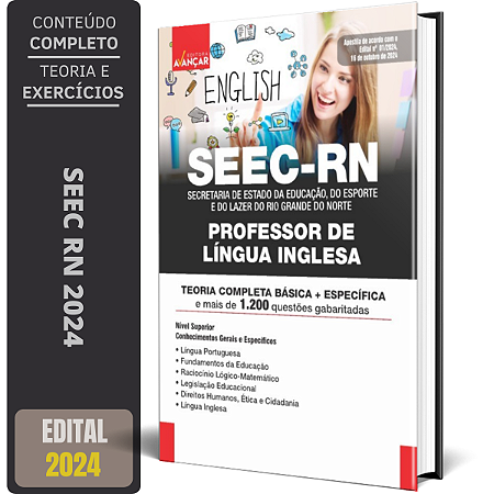 Apostila SEEC RN 2024 - PROFESSOR DE LÍNGUA INGLESA