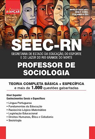 Apostila Concurso SEEC RN 2024 - PROFESSOR DE SOCIOLOGIA
