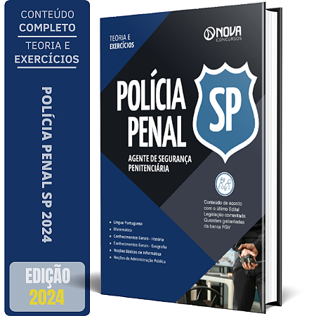 Apostila Polícia Penal - SP (SAP-SP) 2024 - Agente Penitenciário / SP