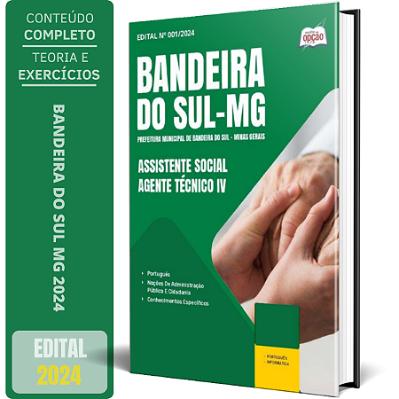 Apostila Prefeitura de Bandeira do Sul MG 2024 - Assistente Social - Agente Técnico IV