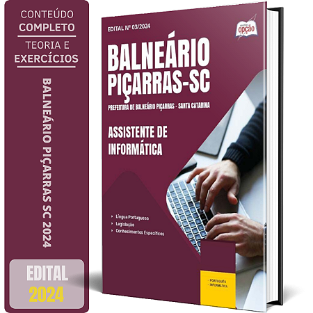 Apostila Prefeitura de Piçarras SC 2024 - Assistente de Informática