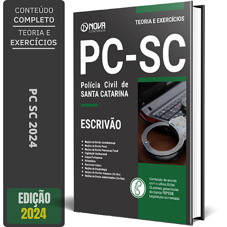 Apostila PC SC 2024 - Escrivão de Polícia