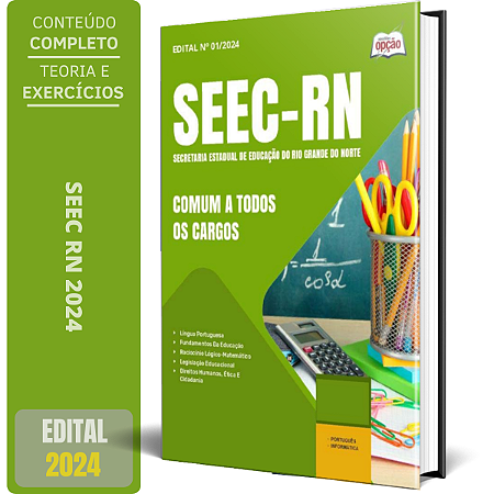 Apostila SEEC RN 2024 - Comum a Todos os Cargos