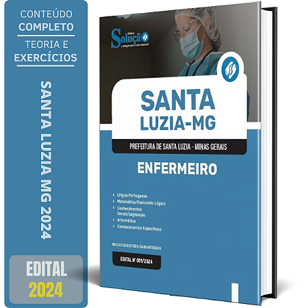 Apostila Prefeitura de Santa Luzia MG 2024 - Enfermeiro