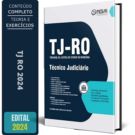 Apostila TJ RO 2024 - Técnico Judiciário