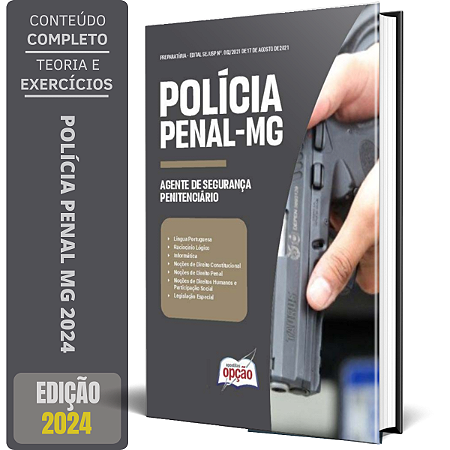 Apostila Polícia Penal MG 2024 - Agente de Segurança Penitenciário