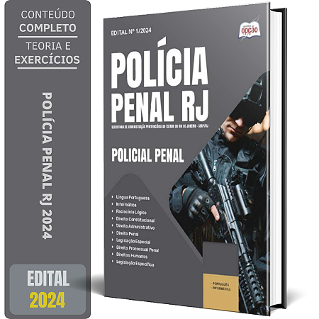 Apostila Concurso Polícia Penal RJ 2024 - Policial Penal