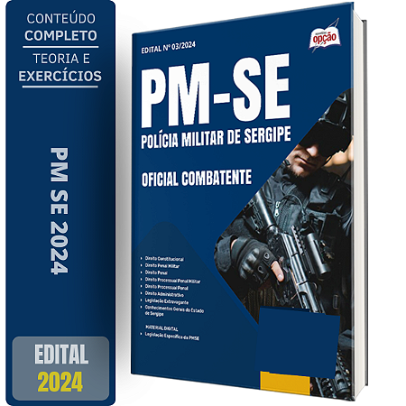Apostila PM SE 2024 - Oficial Combatente