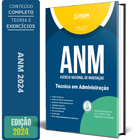 Apostila ANM 2024 - Técnico Administrativo