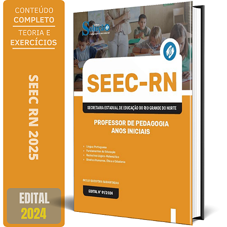 Apostila SEEC RN 2025 - Professor de Pedagogia - Anos Iniciais