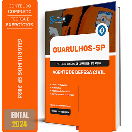 Apostila Prefeitura de Guarulhos SP 2024 - Agente de Defesa Civil