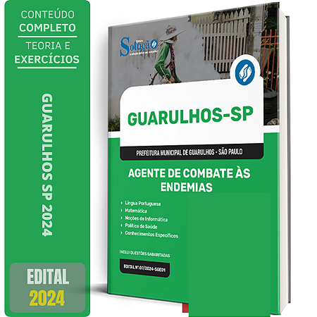 Apostila Prefeitura de Guarulhos SP 2024 - Agente de Combate às Endemias