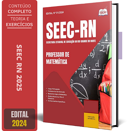 Apostila SEEC RN 2025 - Professor de Matemática