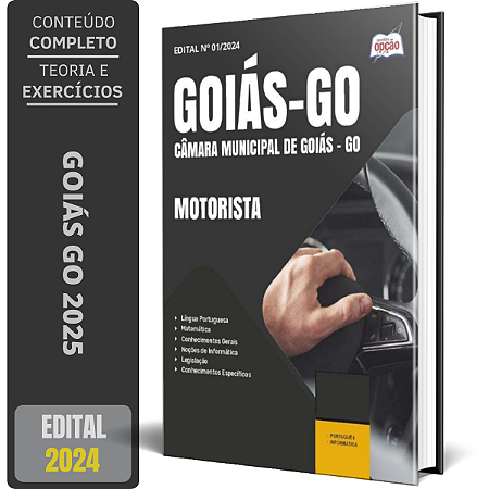 Apostila Câmara de Goiás GO 2025 - Motorista