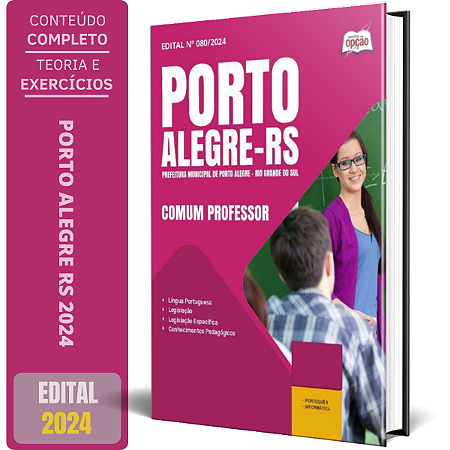 Apostila Prefeitura de Porto Alegre RS 2024 - Comum Professor