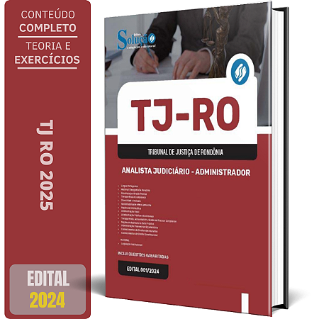 Apostila TJ RO 2024 - Analista Judiciário - Administrador