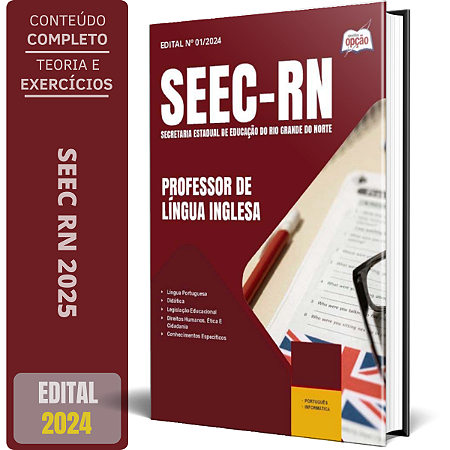 Apostila SEEC RN 2025 - Professor de Língua Inglesa