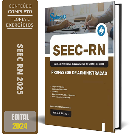 Apostila SEEC RN 2025 - Professor de Administração
