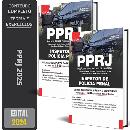 Apostila Concurso PP RJ 2025 - INSPETOR DE POLÍCIA PENAL - SEAP RJ