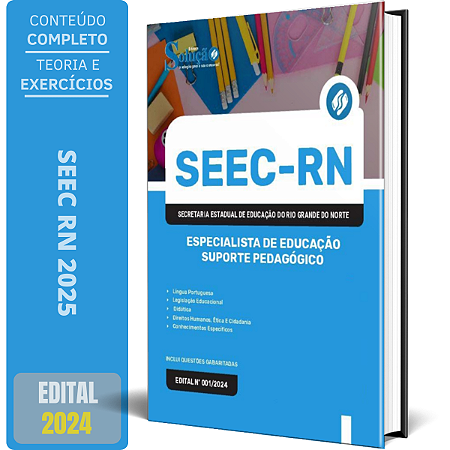 Apostila SEEC RN 2025 - Especialista de Educação - Suporte Pedagógico