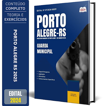 Apostila Prefeitura de Porto Alegre RS 2024 - Guarda Municipal