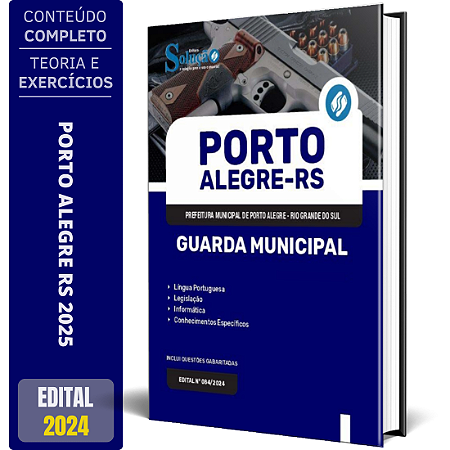 Apostila Prefeitura de Porto Alegre RS 2025 - Guarda Municipal