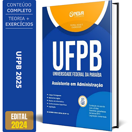 Apostila UFPB 2025 - Assistente em Administração
