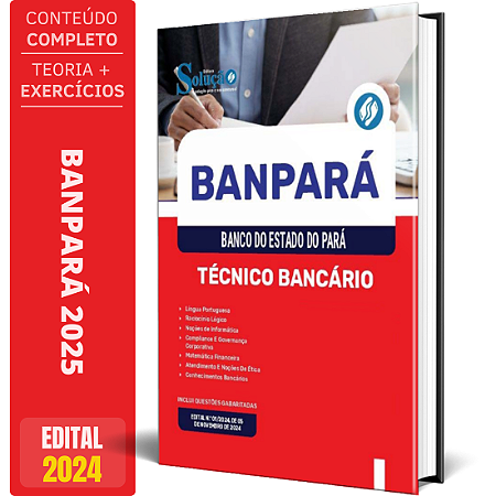 Apostila Banpará 2025 - Técnico Bancário