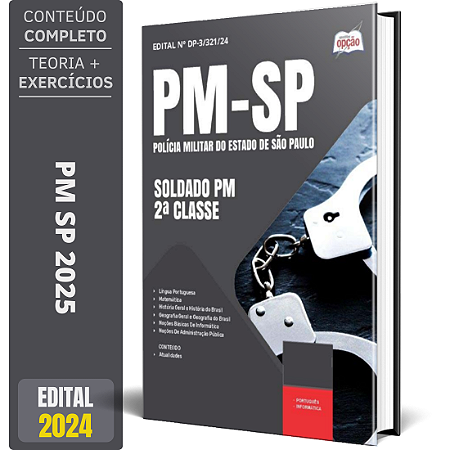 Apostila PM SP 2025 - Soldado PM - 2ª Classe