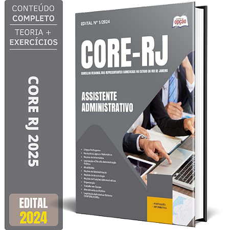 Apostila CORE RJ 2025 - Assistente Administrativo